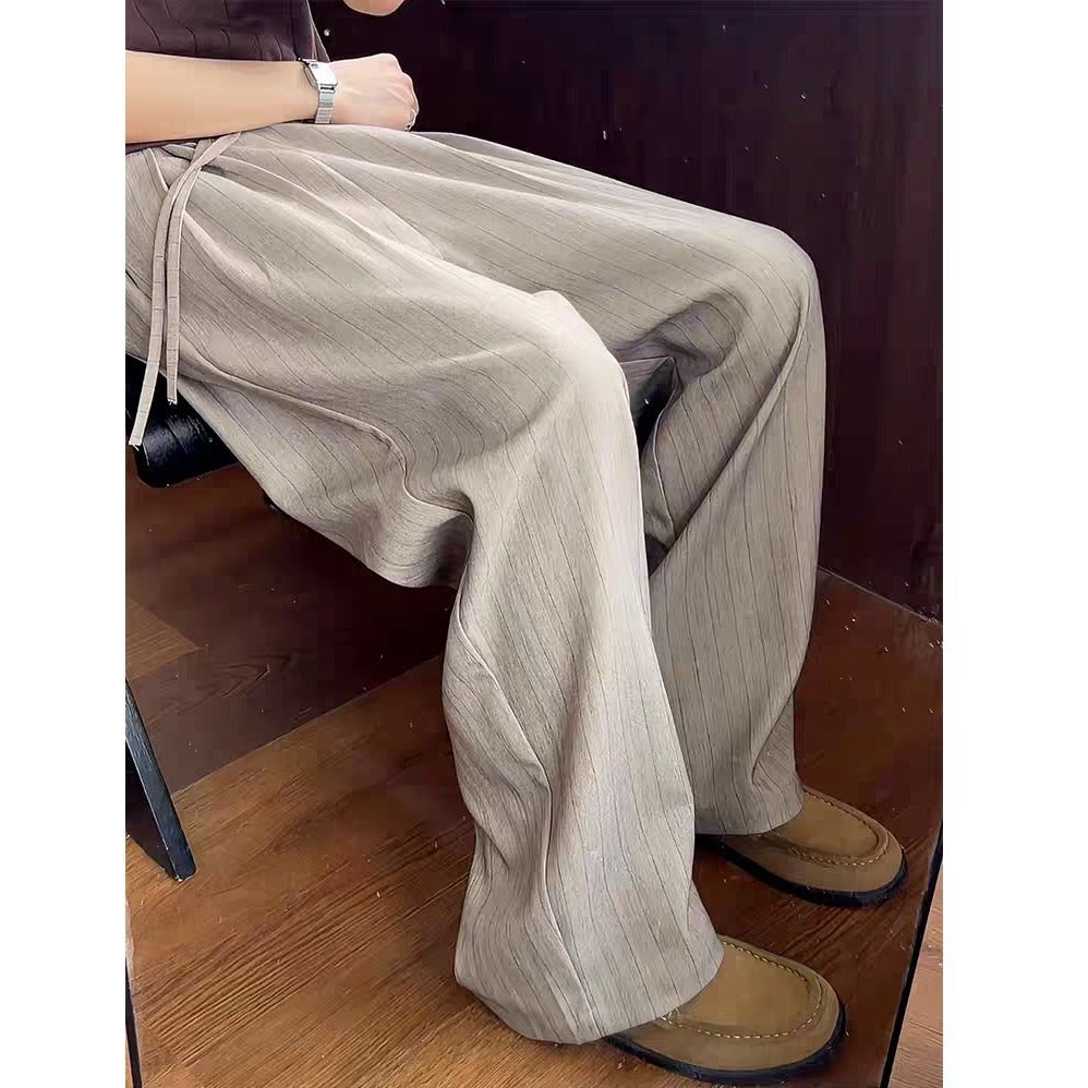 Men’s Stylish Loose-Fit Straight-Leg Pants – Casual Fashion Trousers