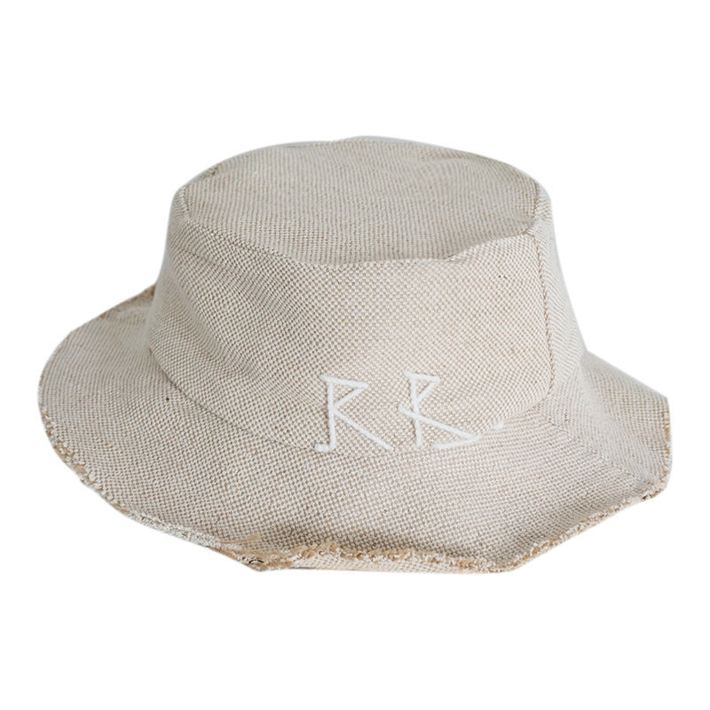 Simple And Stylish Bucket Hat With A Relaxed Lettered Design