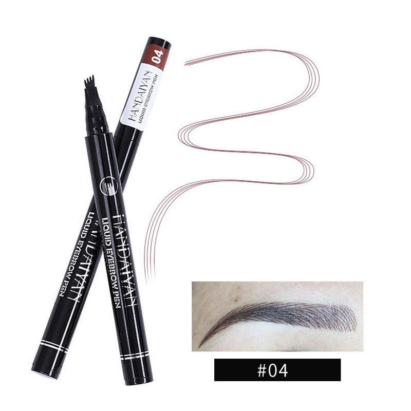 4 Head Microblading Eyebrow Pencil – Waterproof Liquid Tattoo Brow Pen