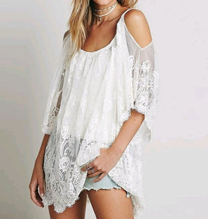 off the shoulder beach sexy dress blouse women summer vacation outfit stylish beachwear top