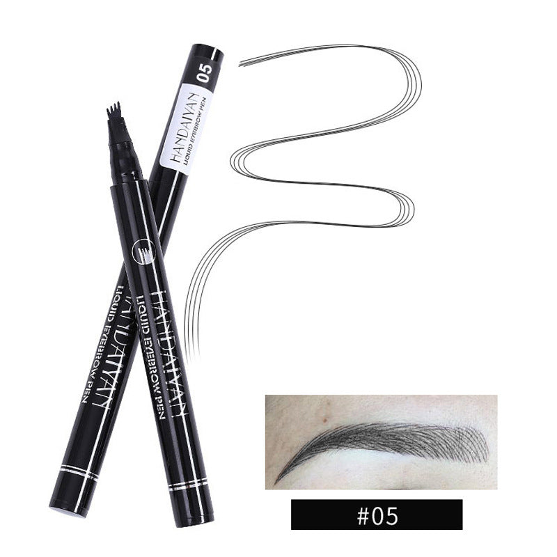 4 Head Microblading Eyebrow Pencil – Waterproof Liquid Tattoo Brow Pen