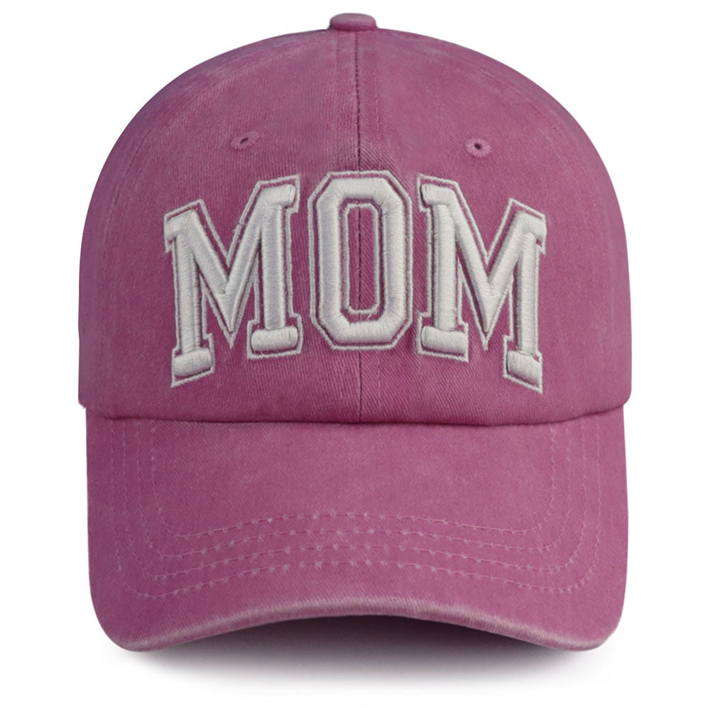 P Ink Mama Baseball Cap For Women, Adjustable Embroidered Wash Cotton Baseball Cap