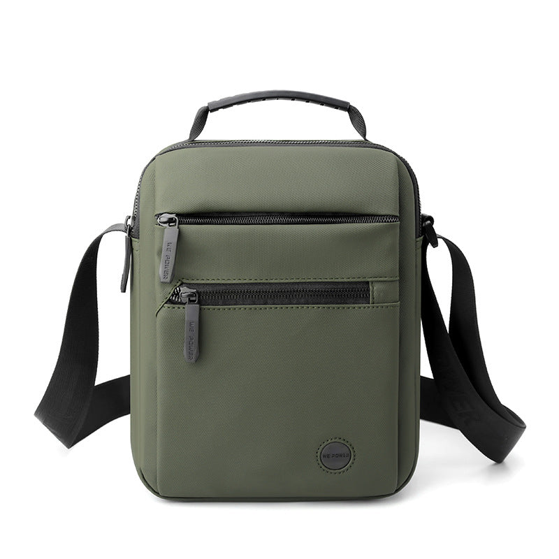 Men’s Water-Repellent Casual Crossbody Bag – Single Shoulder Everyday Travel Sling