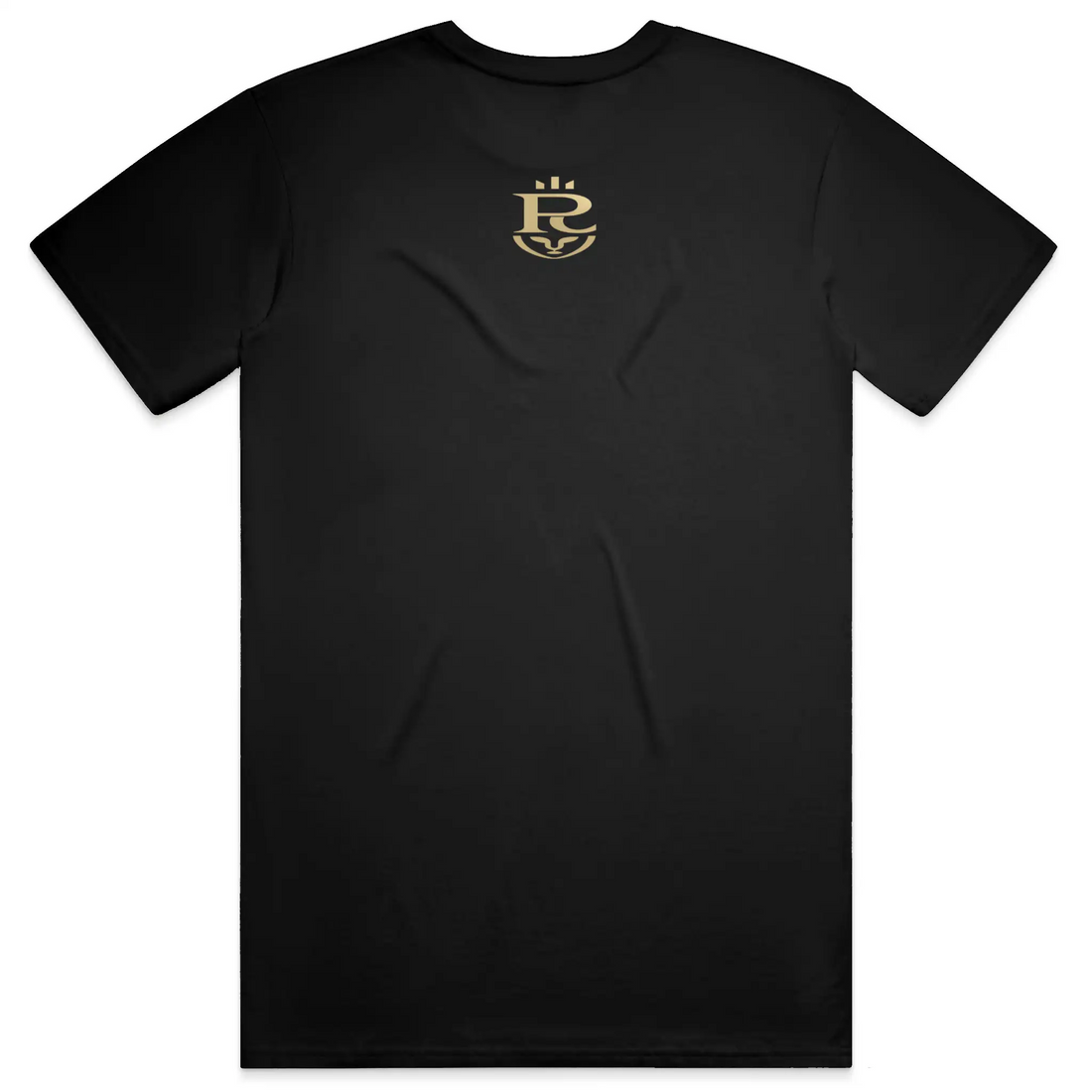 Black PLAYAAS CULTURE Raw Icon Teddy Bear Edition T-shirt with minimalist teddy bear chest graphic