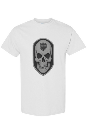 Dominion Skull Tee by PLAYAAS CULTURE featuring bold skull crest graphic and premium streetwear design