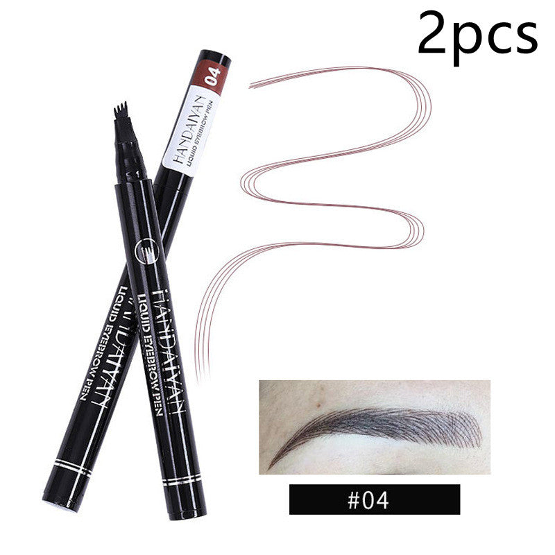 4 Head Microblading Eyebrow Pencil – Waterproof Liquid Tattoo Brow Pen