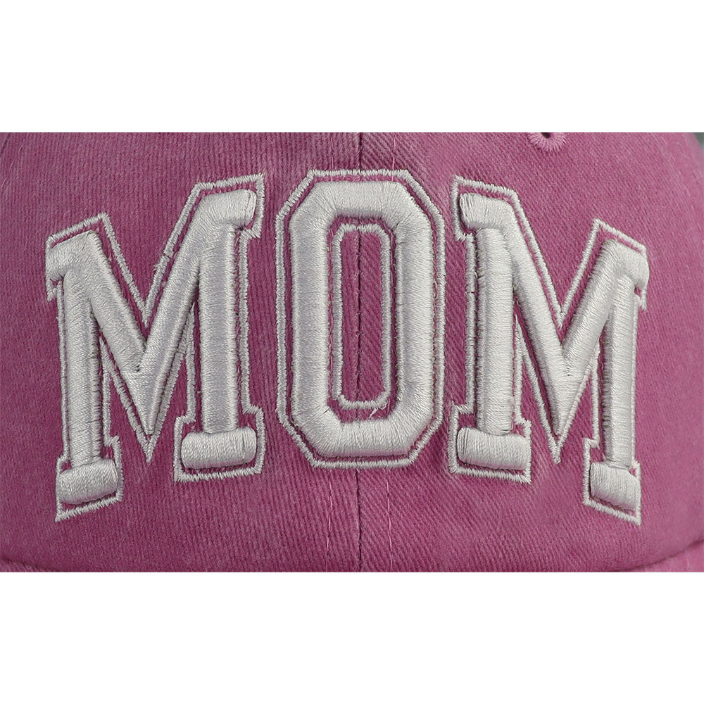 P Ink Mama Baseball Cap For Women, Adjustable Embroidered Wash Cotton Baseball Cap