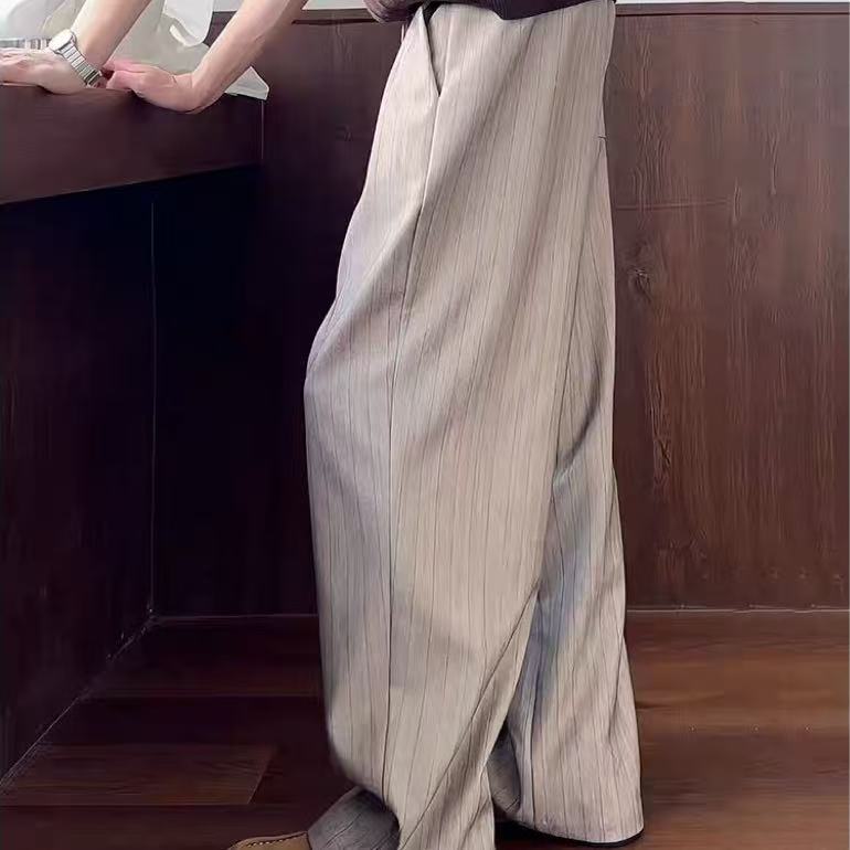 Men’s Stylish Loose-Fit Straight-Leg Pants – Casual Fashion Trousers