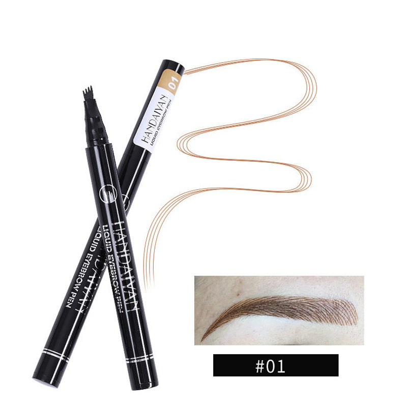 4 Head Microblading Eyebrow Pencil – Waterproof Liquid Tattoo Brow Pen