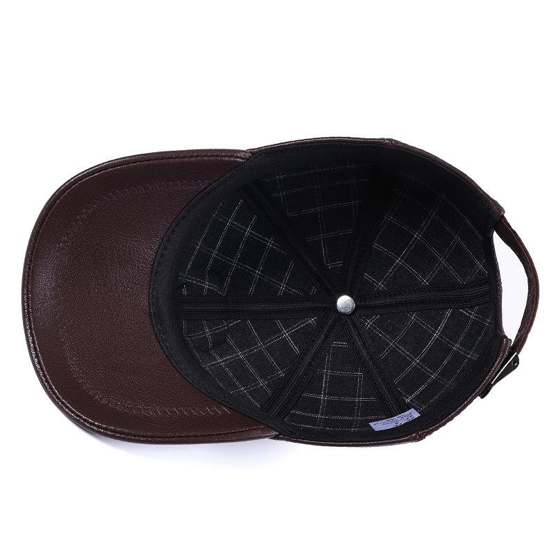 genuine-leather-peaked-cap-goat-skin-unisex