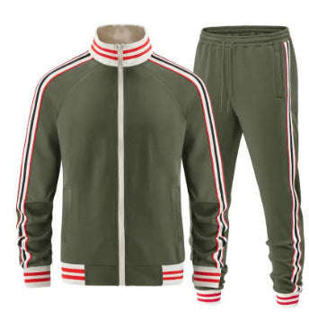 Turtleneck Zipper Cardigan Top Trousers Suit PLAYAAS CULTURE 