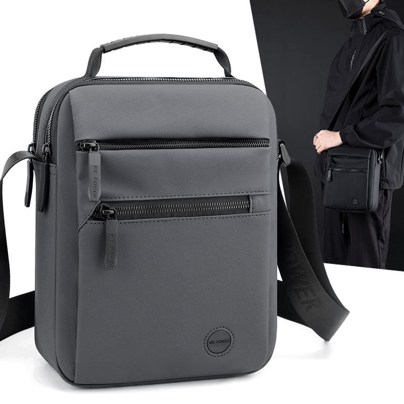 Men’s Water-Repellent Casual Crossbody Bag – Single Shoulder Everyday Travel Sling