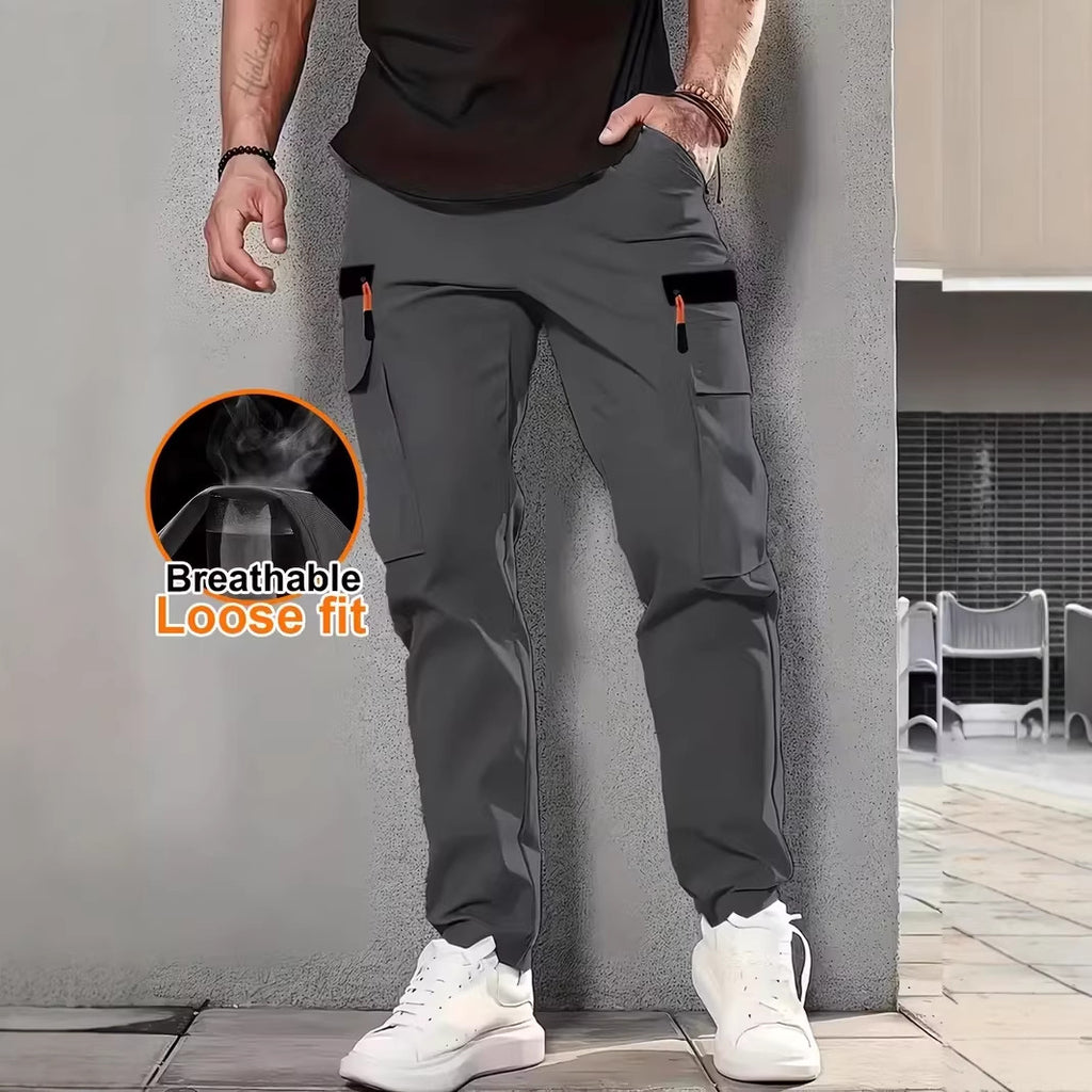 Mens Loose-fit Workwear Long Pants