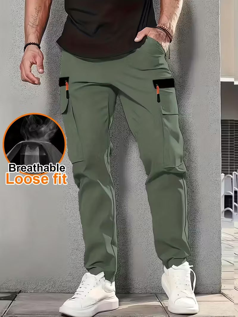 Mens Loose-fit Workwear Long Pants