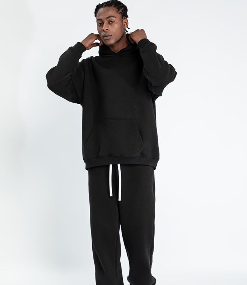 Men’s Plush Loose Sweater Suit – Casual Cozy Knit Set