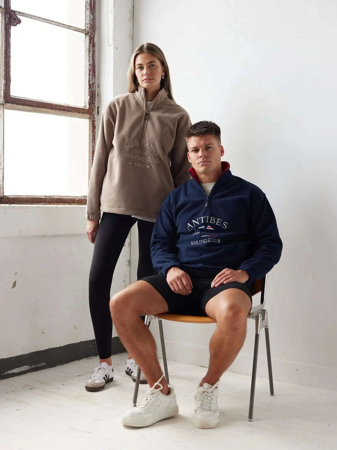 Antibes Fleece Navy PLAYAAS CULTURE 