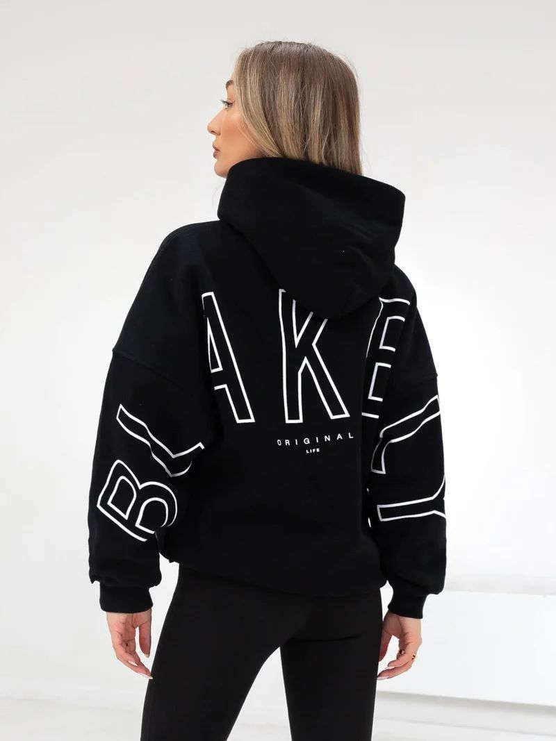 Fashionable printed thick versatile long sleeved loose hooded hip-hop hoodie PLAYAAS CULTURE 