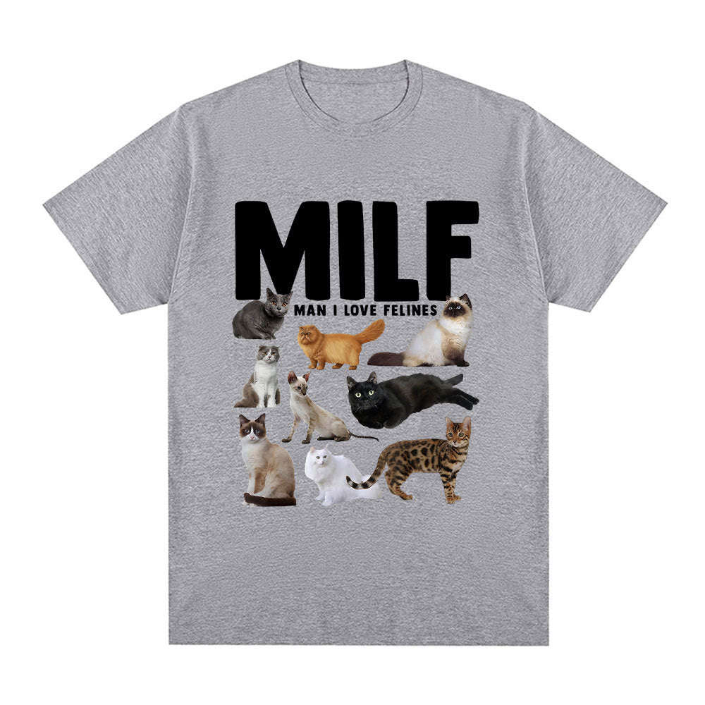 Pawsitively Hilarious – Funny Cat Lover Graphic T-Shirt for Meowgical Humans PLAYAAS CULTURE 