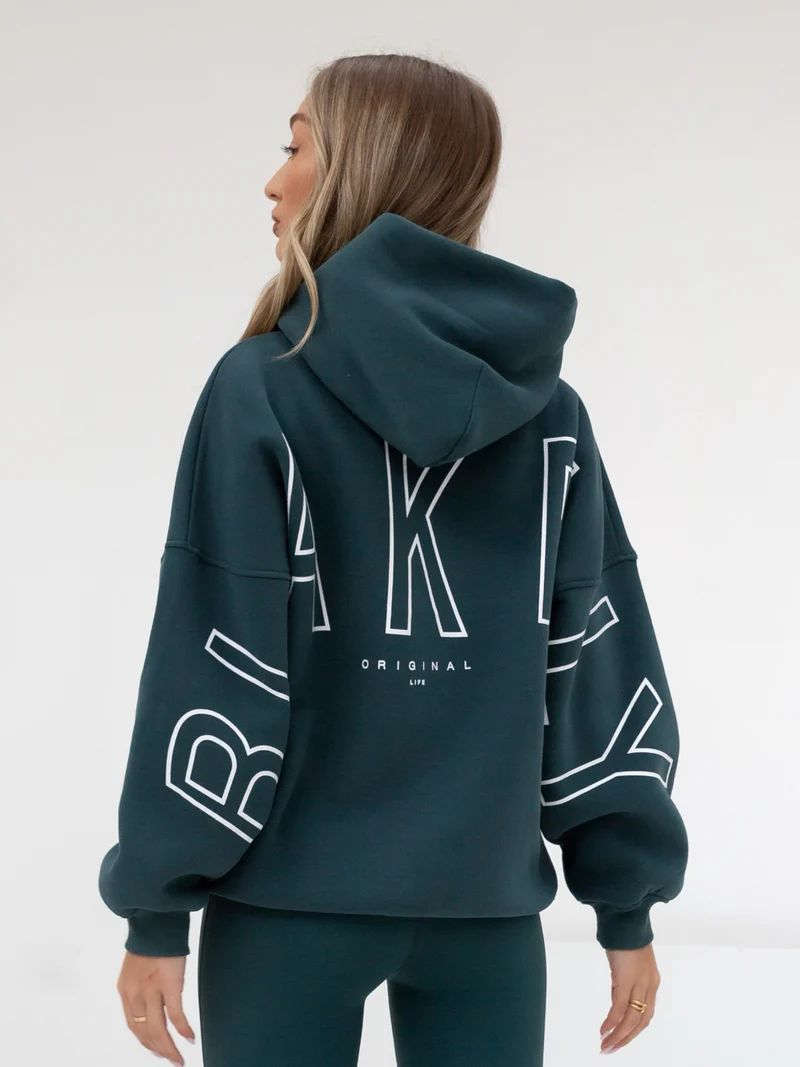 Fashionable printed thick versatile long sleeved loose hooded hip-hop hoodie PLAYAAS CULTURE 