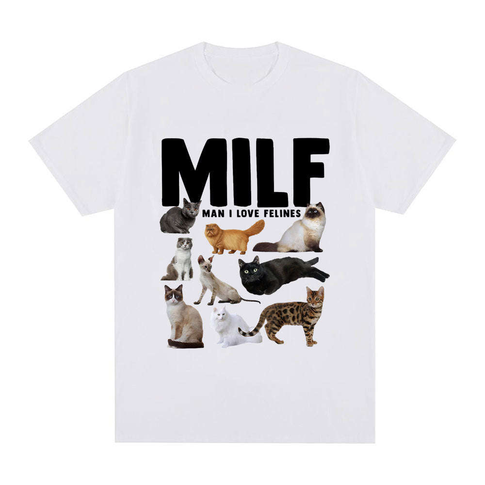 Pawsitively Hilarious – Funny Cat Lover Graphic T-Shirt for Meowgical Humans PLAYAAS CULTURE 