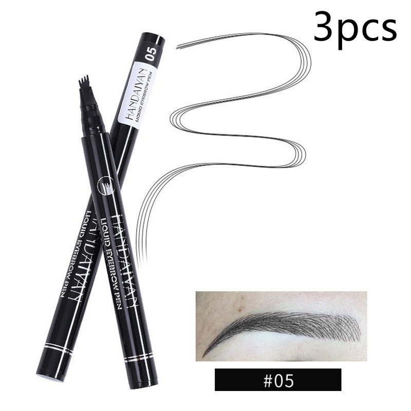 4 Head Microblading Eyebrow Pencil – Waterproof Liquid Tattoo Brow Pen