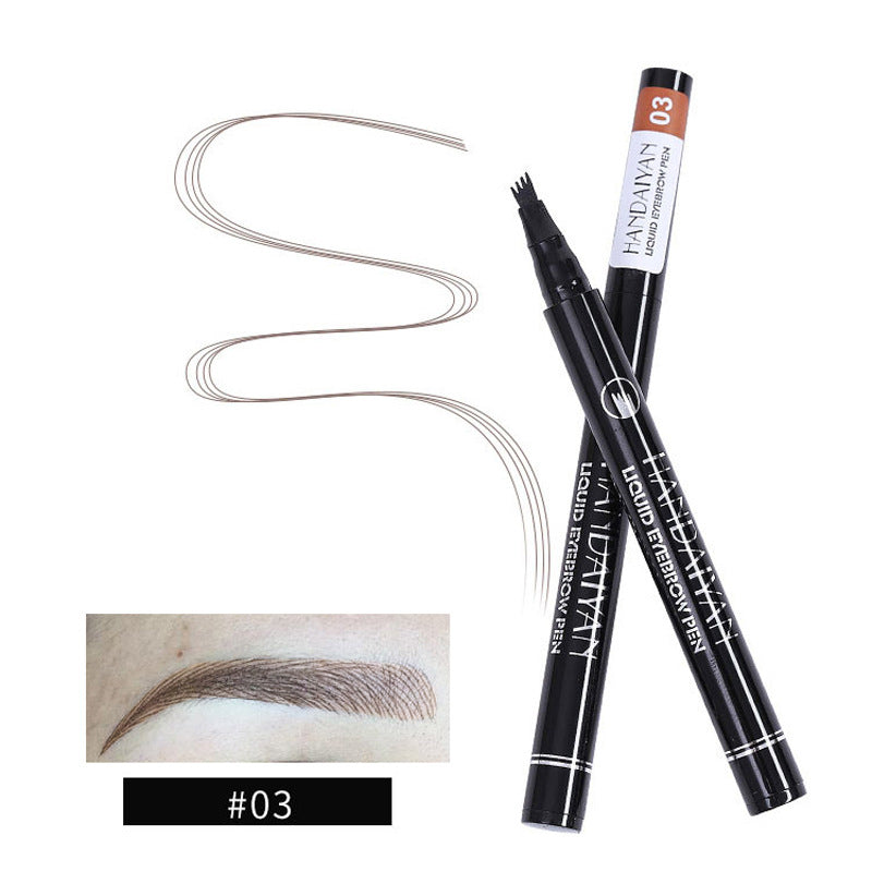 4 Head Microblading Eyebrow Pencil – Waterproof Liquid Tattoo Brow Pen