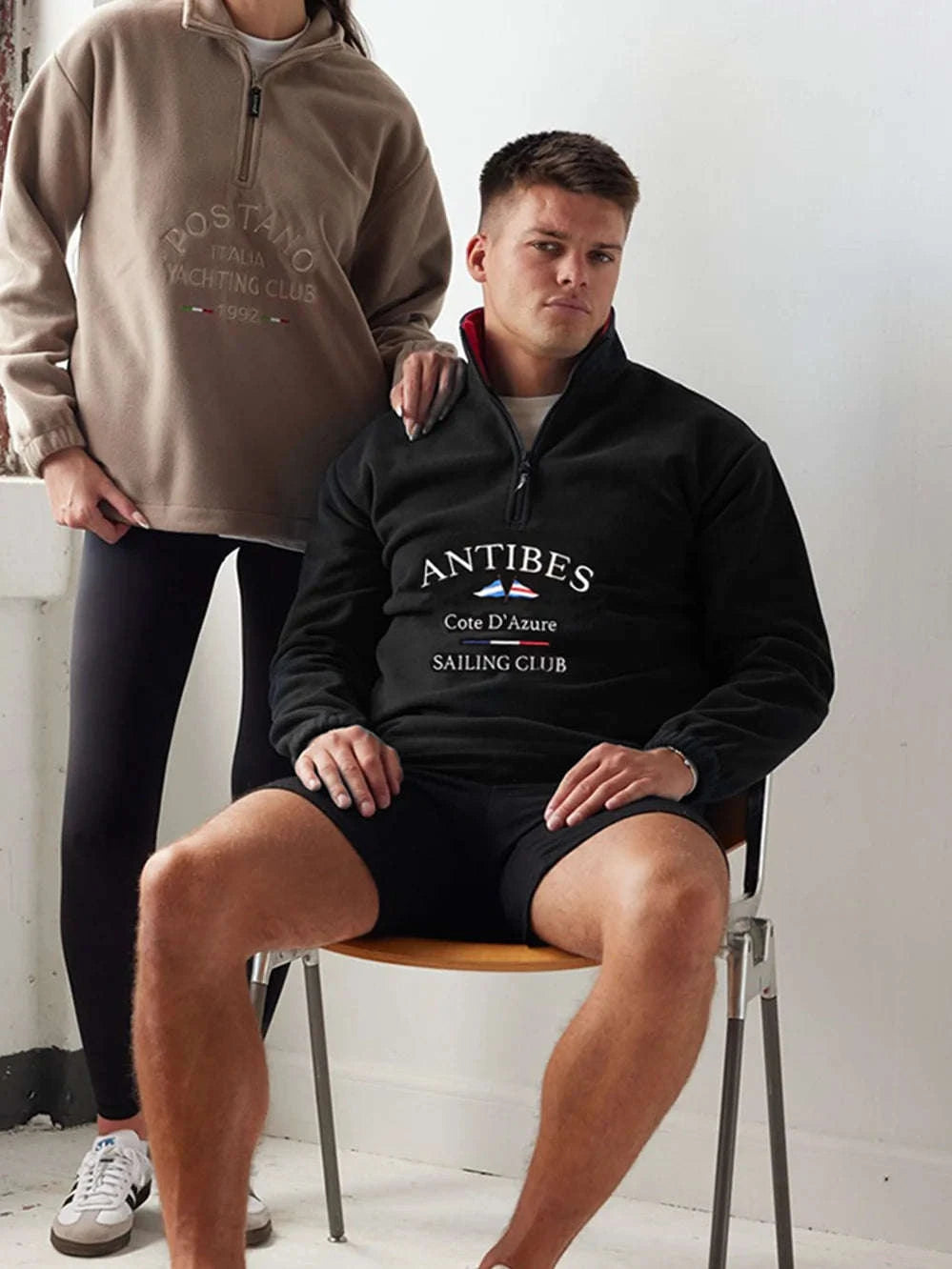 Antibes Fleece Black PLAYAAS CULTURE 