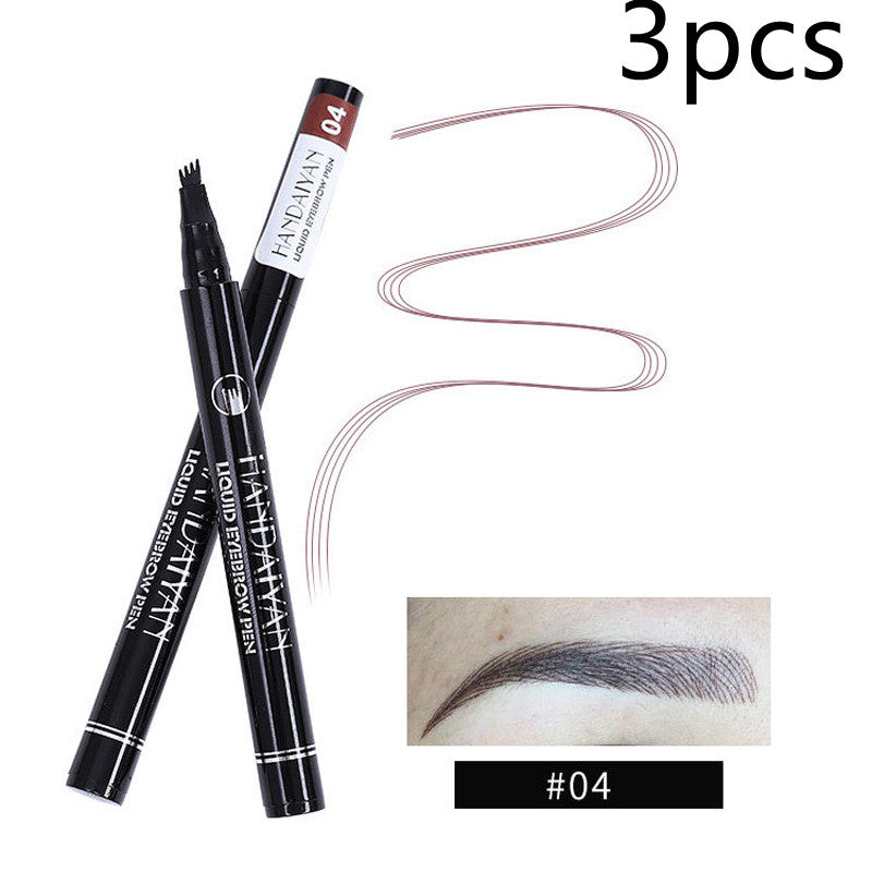 4 Head Microblading Eyebrow Pencil – Waterproof Liquid Tattoo Brow Pen