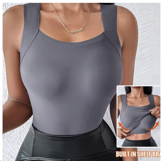 Seamless Thermal Vest For Women One-Piece