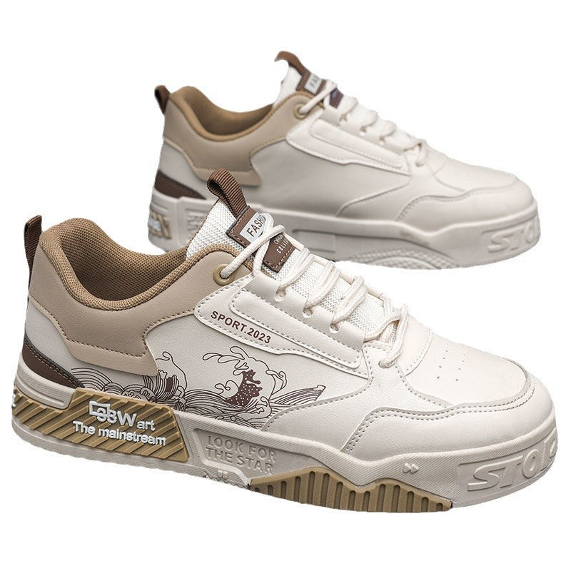 Men’s Chunky Streetwear Sneakers – Thick Sole Casual Fashion Shoes