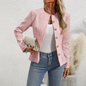 womens cropped french style chic topcoat elegant parisian cropped coat women fashion street style outfit