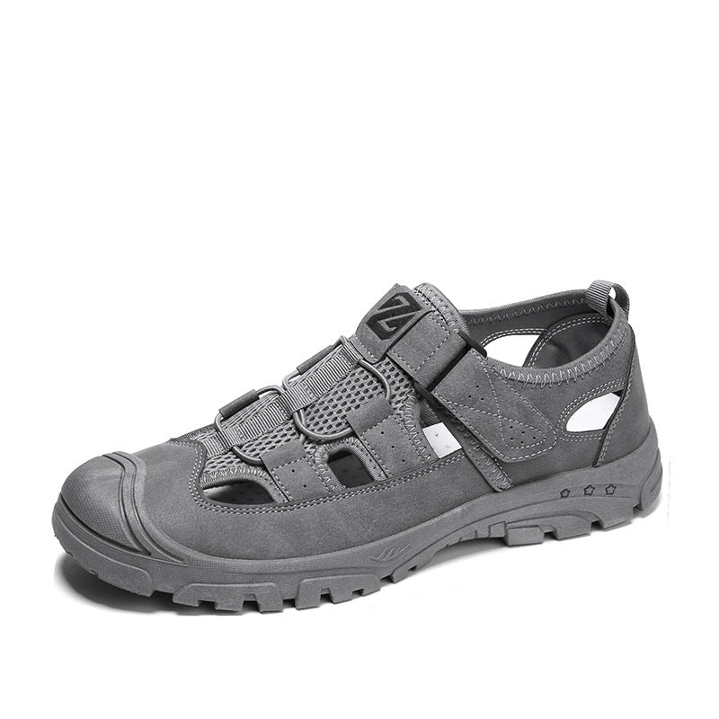 Non-Slip Hollowed-Out Toe Shoes Versatile Casual Sandals