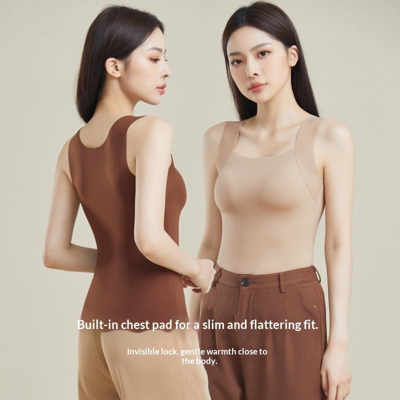 Seamless Thermal Vest For Women One-Piece