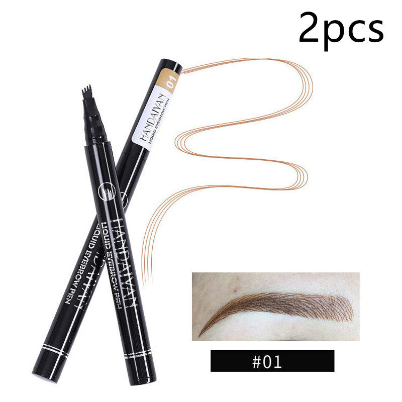 4 Head Microblading Eyebrow Pencil – Waterproof Liquid Tattoo Brow Pen