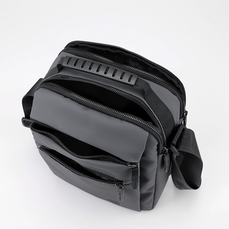 Men’s Water-Repellent Casual Crossbody Bag – Single Shoulder Everyday Travel Sling