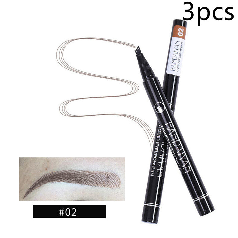 4 Head Microblading Eyebrow Pencil – Waterproof Liquid Tattoo Brow Pen