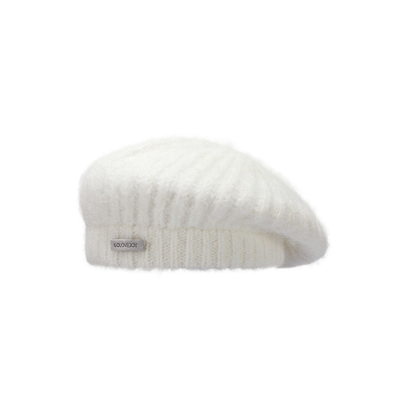 Womens Cozy Soft Wool Knit Beanie For Fall And Winter