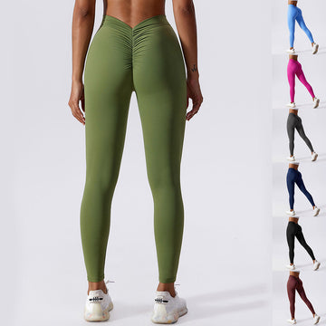 Women’s Slim Fit Yoga Leggings – Breathable, Quick-Dry &amp; Peach Hip Lift Design