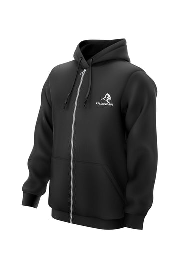 XAPE Prime V2 Zip Hoodie - Black PLAYAAS CULTURE 