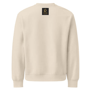 Close-up of teddy bear graphic on PLAYAAS CULTURE® Cultured oversized heavyweight sweatshirt.